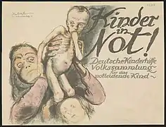 Plakat „Kinder in Not“, 1914