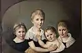 Helene, Karl, Marie und Wilhelm von Groddeck etwa 1828