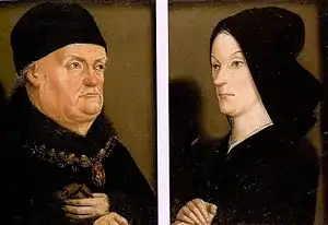 Matheron-Diptychon mit König René I. und seiner Frau Jeanne de Laval (um 1475)