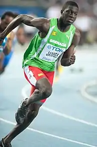 Kirani James kam auf den fünften&nbsp;Platz