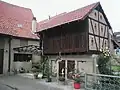 Schuppen in den „Burggärten“