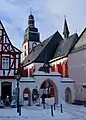Michaelskirche vom Marktplatz aus gesehen