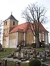 Rück-Ansicht aus Richtung Friedhof (Hochformat)
