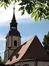 Kirchturm und Kirchendach