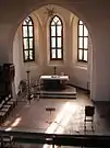 Blick von Orgelempore zum Altar