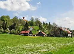 Kirche Eglofs, Blick von Eglofstal