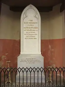 Grabmal des Carl von Maltzahn