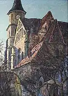 Kirche (Öl auf Leinwand)