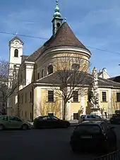 Ulrichskirche chorseitig zur Burggasse