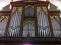 Kirche Srbska Kamenice Hauptorgel Prospekt