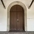 Das Hauptportal mit Rundstab-Gewände