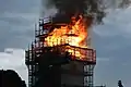 Dachstuhlbrand Pfarrkirche St. Walburga am 19. Mai 2022
