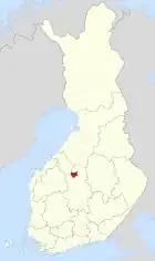 Lage von Kivijärvi in Finnland
