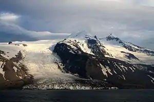 Der Kjerulf-Gletscher am Beerenberg