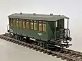 Ein seit den 1960er Jahren erzeugtes Modell des Wiener Stadtbahnwagens.