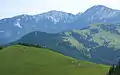 Kleiner und Großer Wildkamm, Hohe Veitsch (v.l.n.r) von Südwesten (Hochanger)