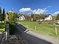 Wegekreuz im Ort