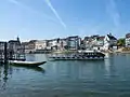 Klingentalfähre «Vogel&nbsp;Gryff»,vom Kleinbasel aus gesehen.