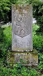Berliner Meilenstein in Kloster Eberbach
