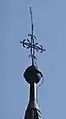 Die Spitze des Dachreiters