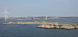 Knippleholmarna, Blick von Südosten