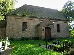 Die evangelische Kirche in Łęguty (Langgut)