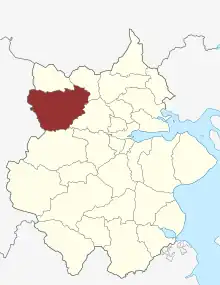 Lage des Lejrskov Sogn in der Kolding Kommune