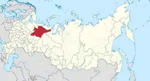 Lage innerhalb Russlands