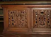 Kommunionbank Wi-Frauenstein mit Sohlern'schem Wappen