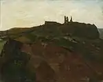 Harzlandschaft mit Burgruine