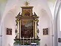 Spätrenaissance-Hochaltar, gestiftet 1626
