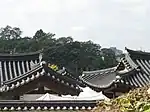 Hanok-Dächer in Seoul