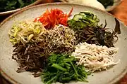 Verschiedene Namul fürBibimbap (비빔밥)
