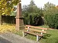 Gefallenendenkmal des Krieges 1870/71 auf dem Friedhof