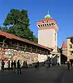 Das Florianstor in der Stadtmauer
