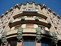 Šupich-Häuser, Prag, 1911–1919, Detail der Fassade
