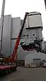 38MW-Kessel am Kran im KW Hafen