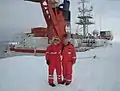 Polarstern an der Schelfeiskante