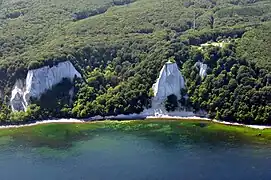 Victoria-Sicht und Königsstuhl aus der Luft