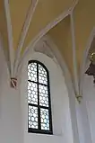 Konsole mit Wappenschild