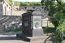 Das Denkmal für das Infanterie-Regiment „von Goeben“ Nr. 28 auf dem Helfenstein