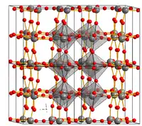 Kristallstruktur Wolfram(VI)-oxid