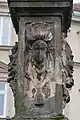 Frauengesicht an der Ostseite