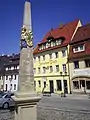 Postmeilensäule auf dem Untermarkt (2)