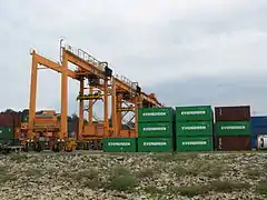 RTG im Hafen von Kuantan