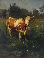 Weidende Kuh, 1898