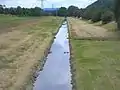 Die Flutmulde in Kulmbach wurde zum Schutz der Stadt bei Hochwasser des Weißen Mains gebaut