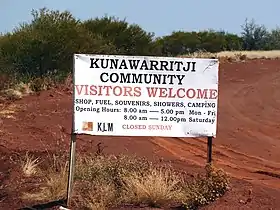 Outstation Kunawarritji in der Gibsonwüste in Western Australia