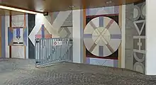 Kunst am Bau, Friedhofsanlage Fiechten, Reinach. Von Cristina Spoerri-Sprenger (1929–2013)