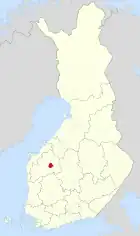 Lage von Kuortane in Finnland